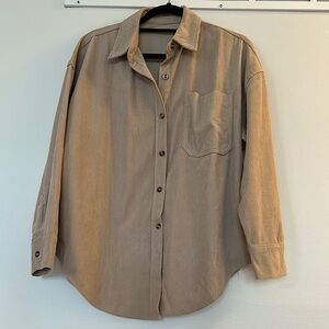 Tan Button Down Shirt